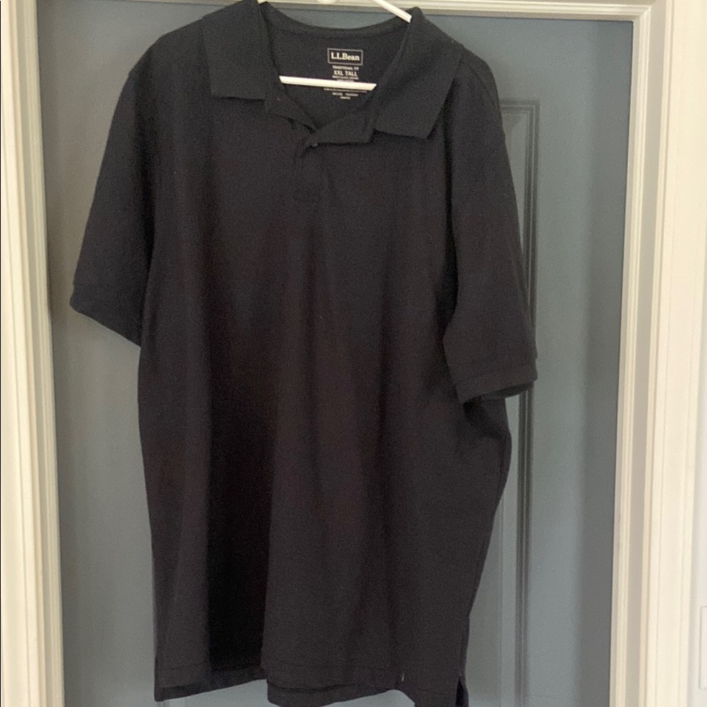 L.L. Bean Men's Black Traditional Fit Shirt XXL Tall